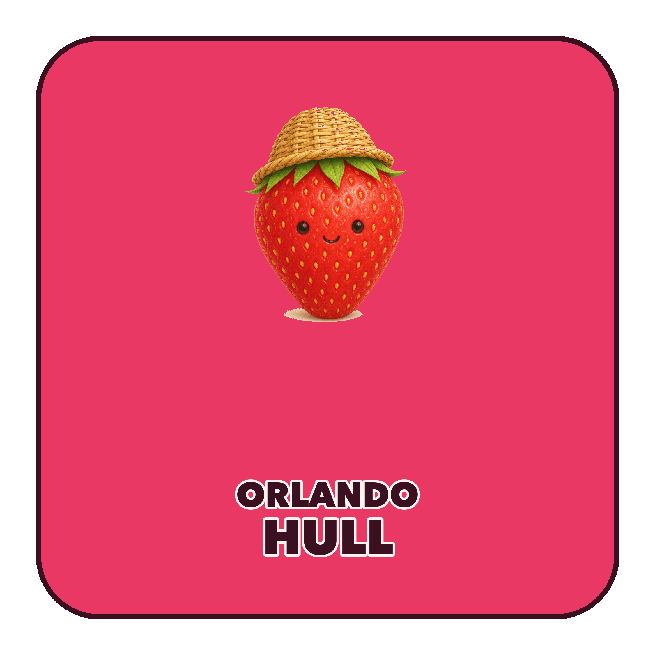 Hull Orlando fridge magnet
